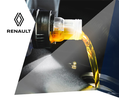 Постоянная цена на замену масла для Renault